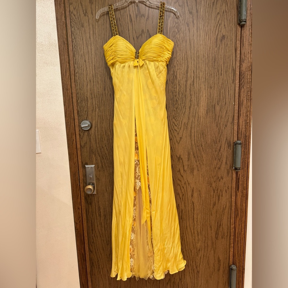 Alberto Makali Yellow Maxi Dress